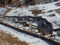 Snowy Bedouin garden, Sinai, Go tell it on the mountain