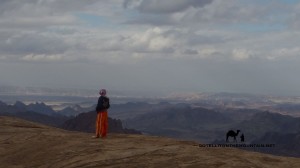 Bedouin guide, Jebel el Deir, Go tell it on the mountain