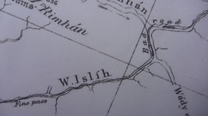 British Ordnance Survey Map, Sinai, 1869, Go tell it on the mountain
