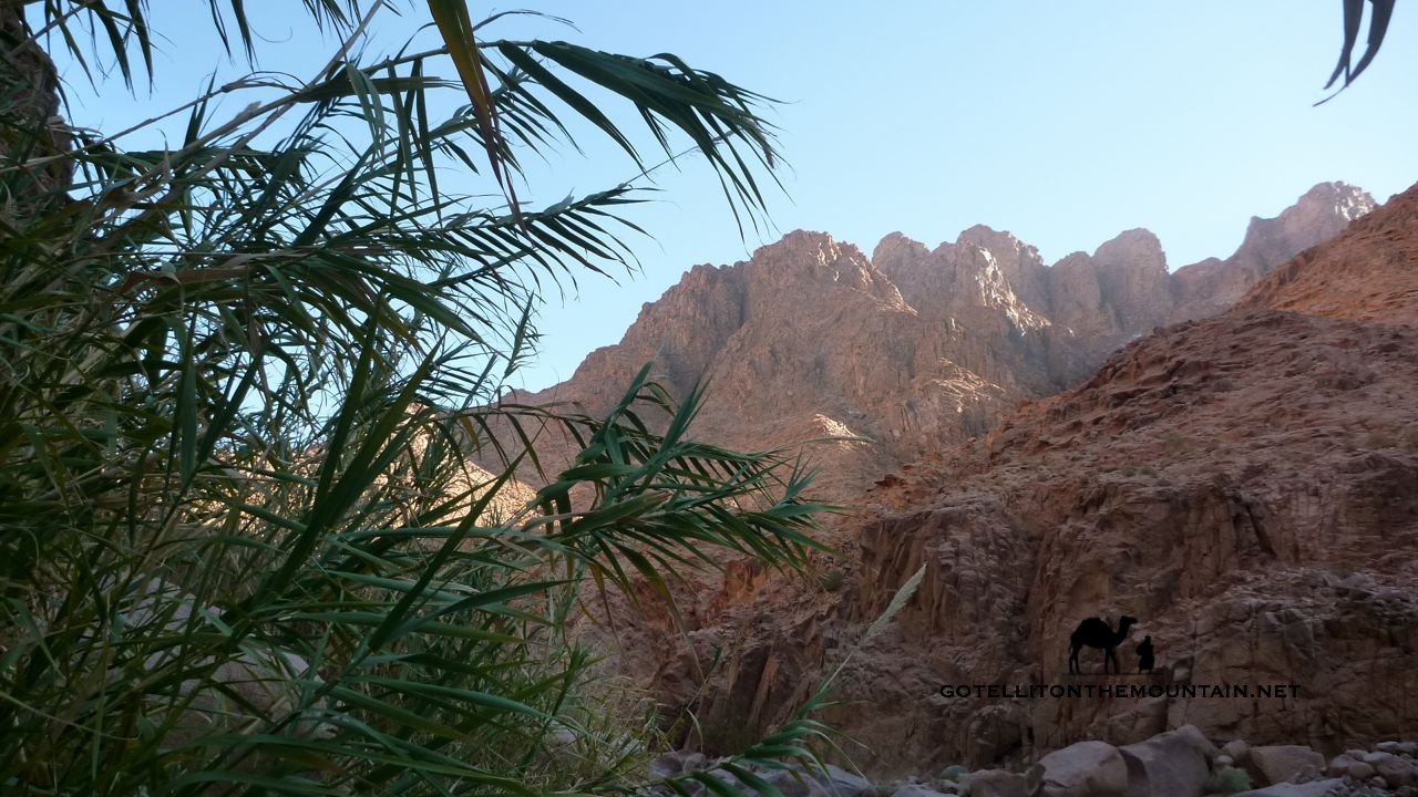 Jebel Naja, Sinai, Go tell it on the mountain