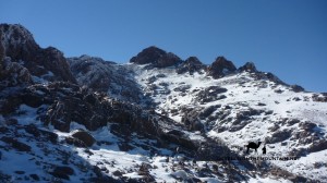 Jebel Katherina in the snow