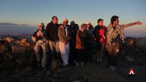 Walking group, Jebel Abbas, Three Peaks Egypt, Ben Hoffler